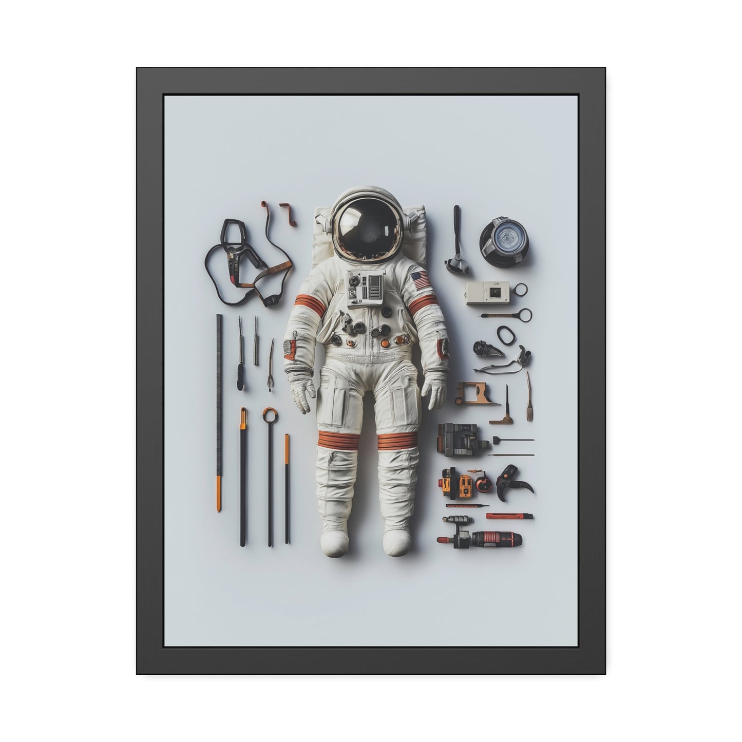 Astronaut Apollo Framed Poster US