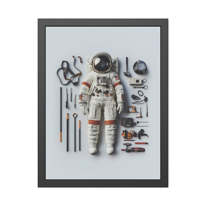 Astronaut Apollo Framed Poster US