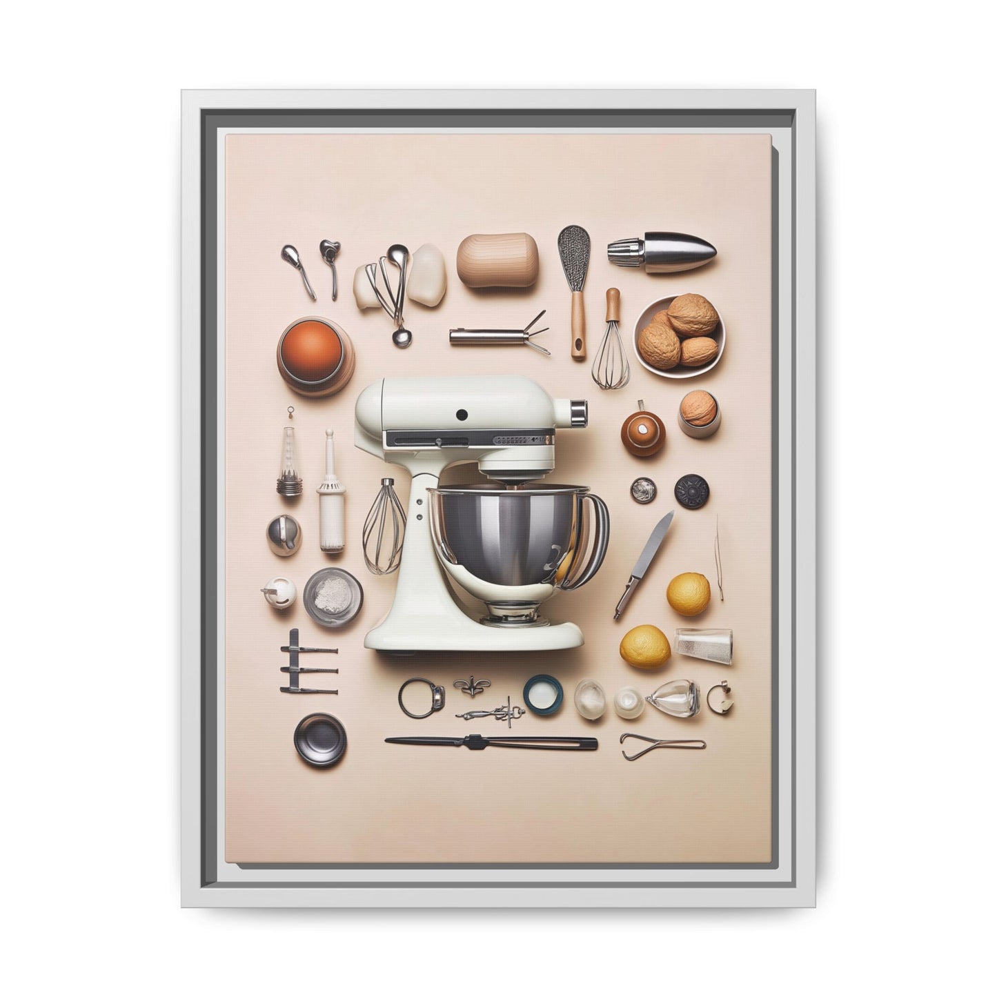 Shaker Shaker Framed Canvas