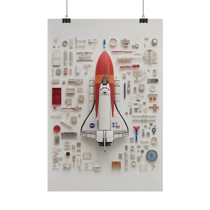 Shuttle Rolled Poster