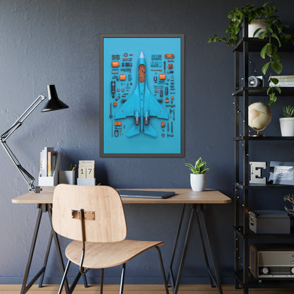 Jet Framed Poster US