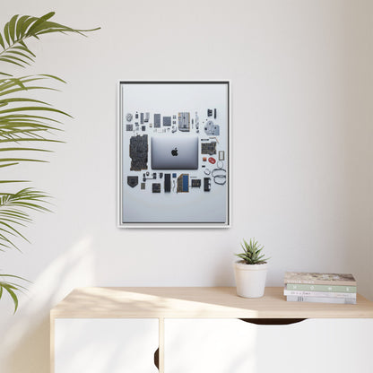 Grey Mac Framed Canvas