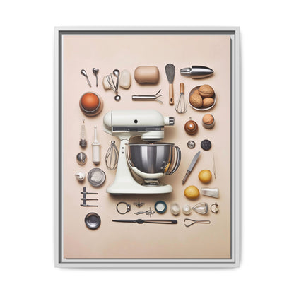 Shaker Shaker Framed Canvas