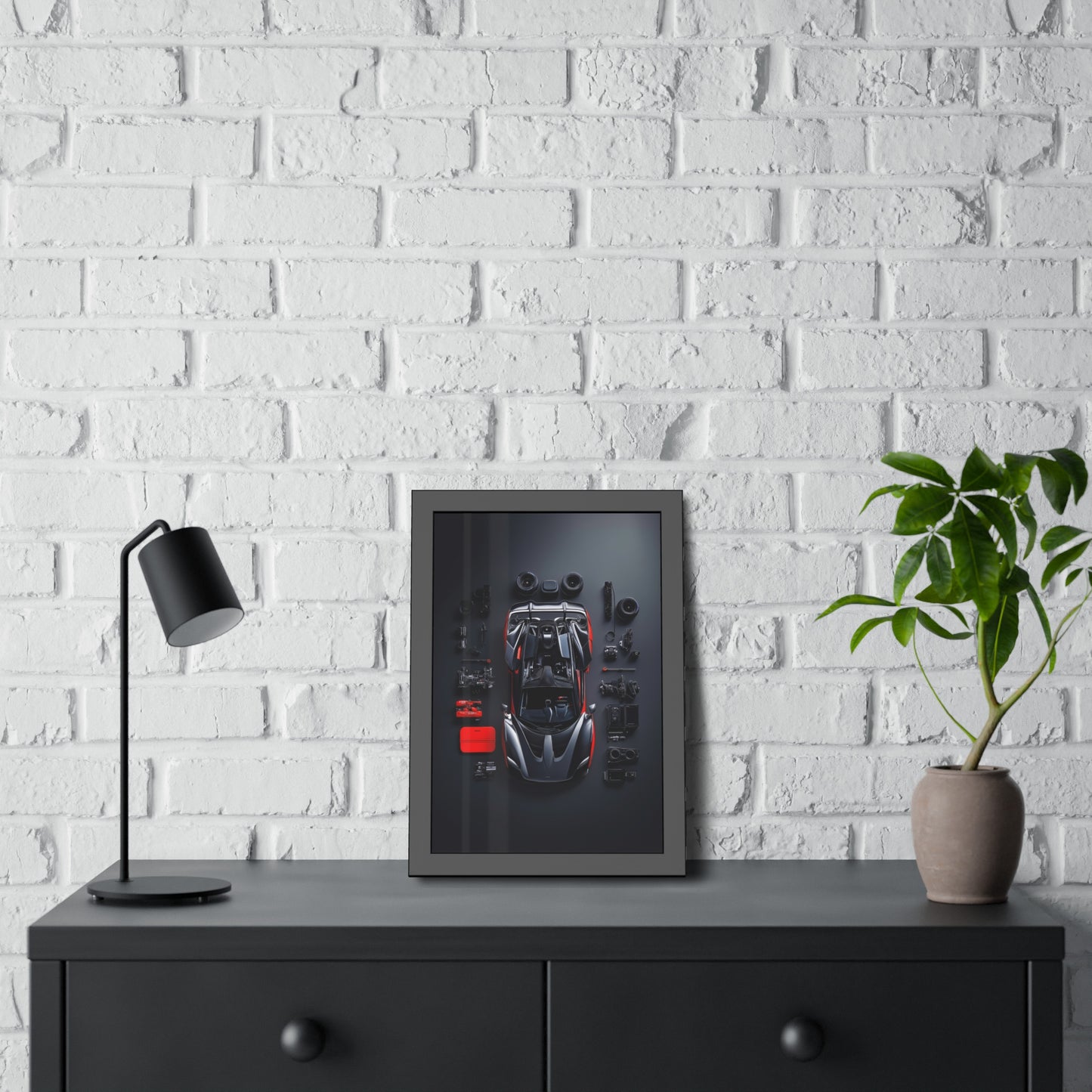 Senna Framed Poster US