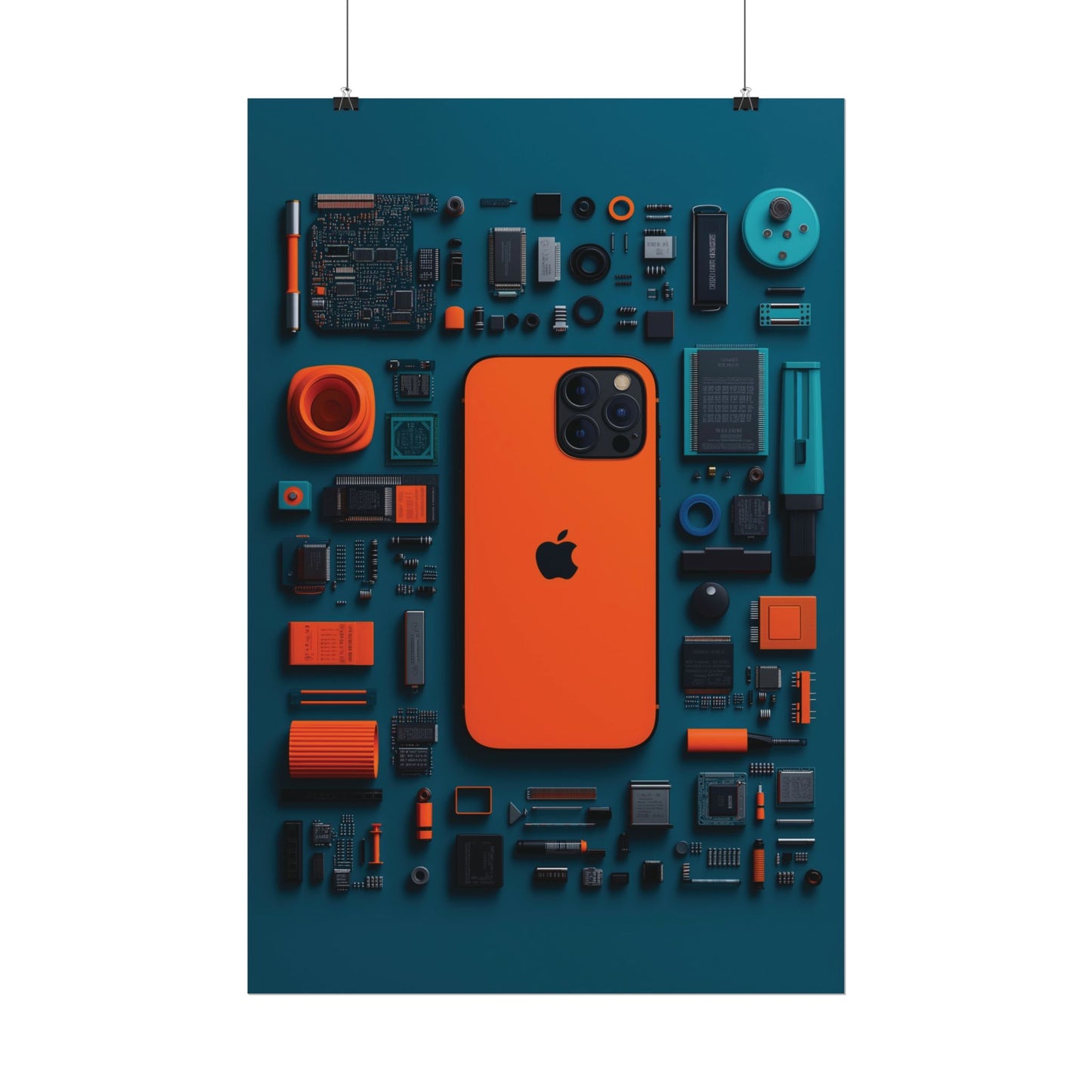 Phone Rolled Poster