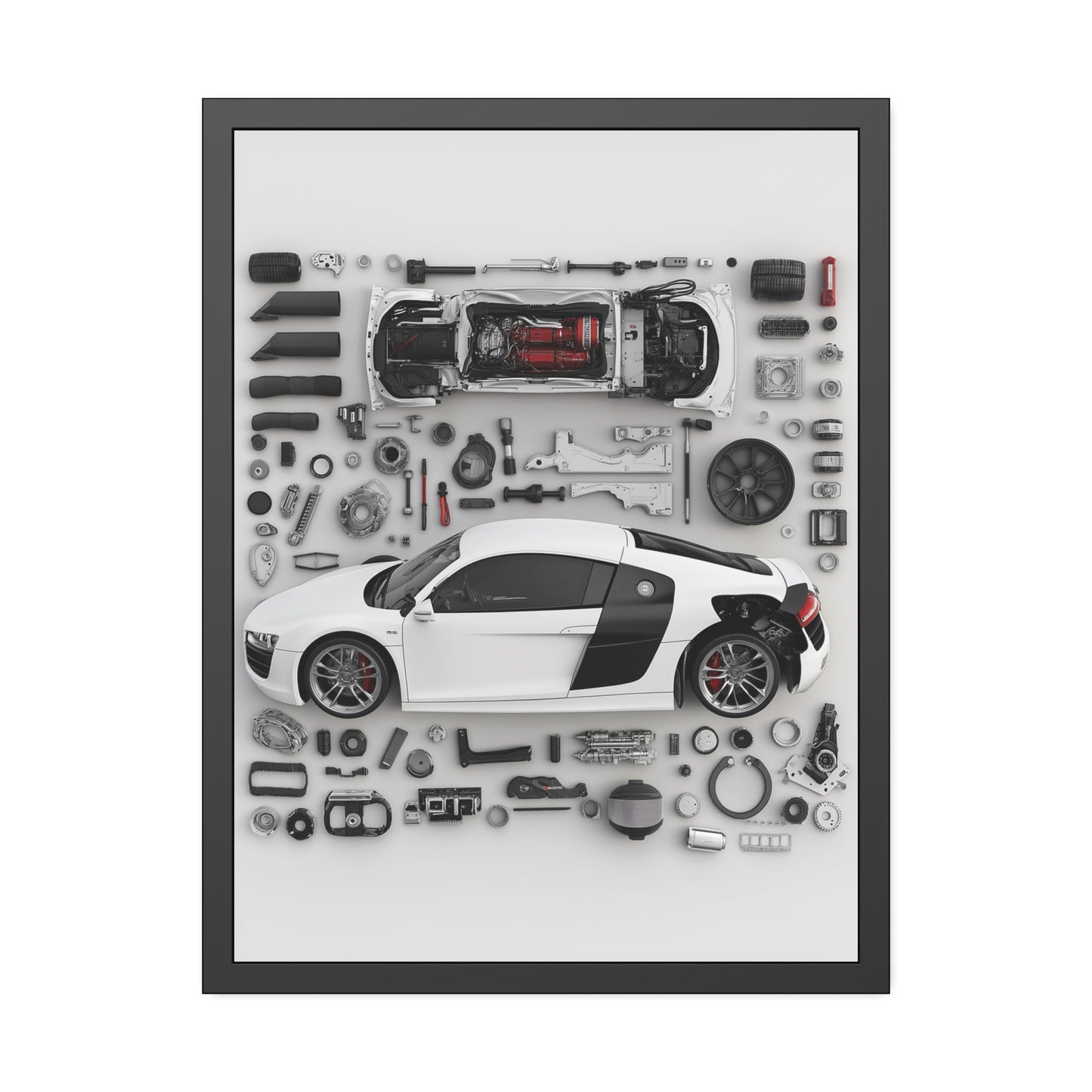 Audi r8 Framed Poster US