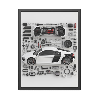 Audi r8 Framed Poster US
