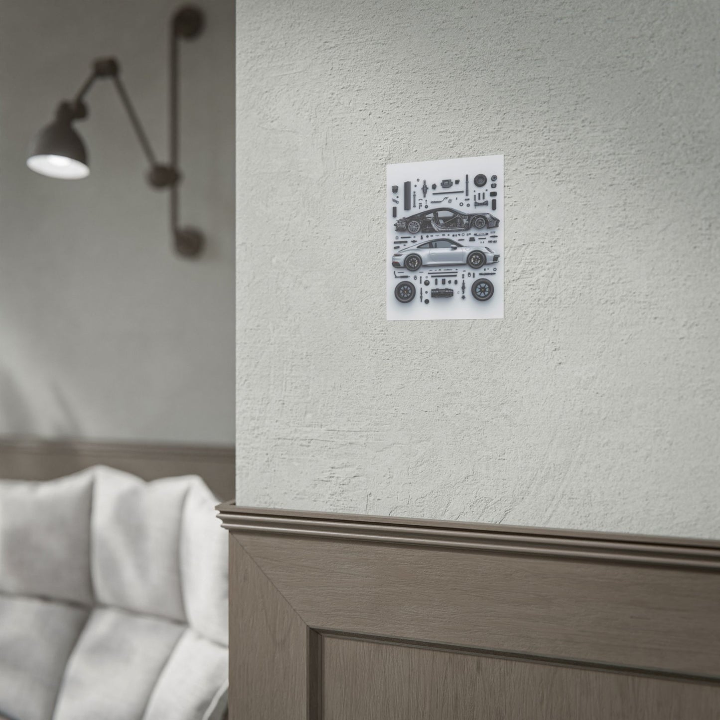 Porsche 911 992 Rolled Poster