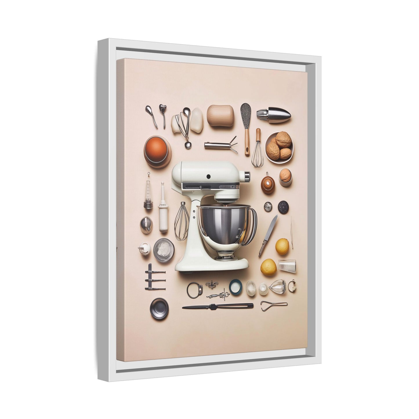 Shaker Shaker Framed Canvas