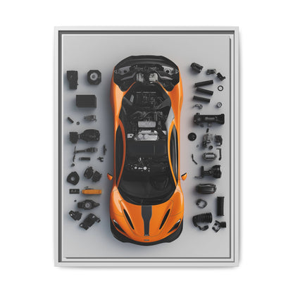 McLaren 765LT Framed Canvas