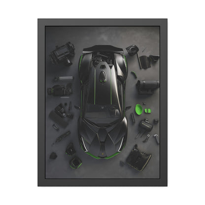 Black Lambo Framed Poster US