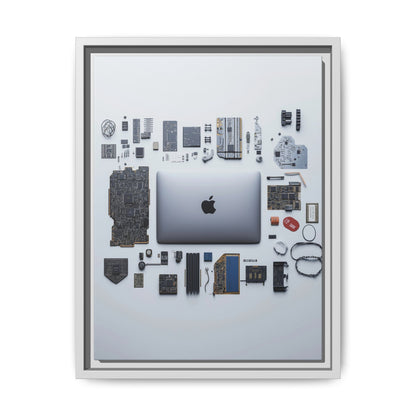 Grey Mac Framed Canvas