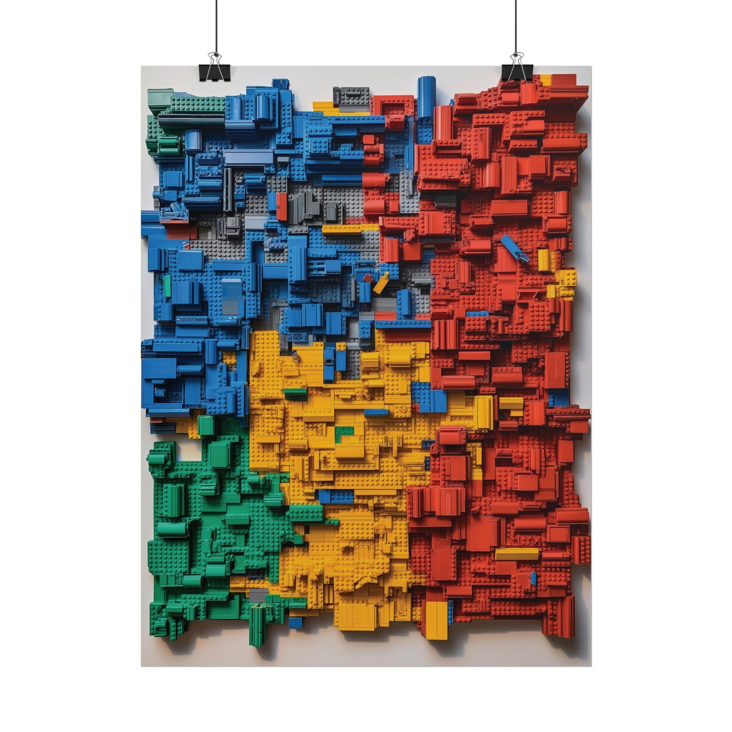 LEGO Blocks Rolled Poster