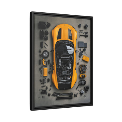 AMG GT Black Series Framed Canvas