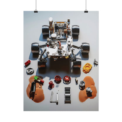 Space Rover Rolled Poster