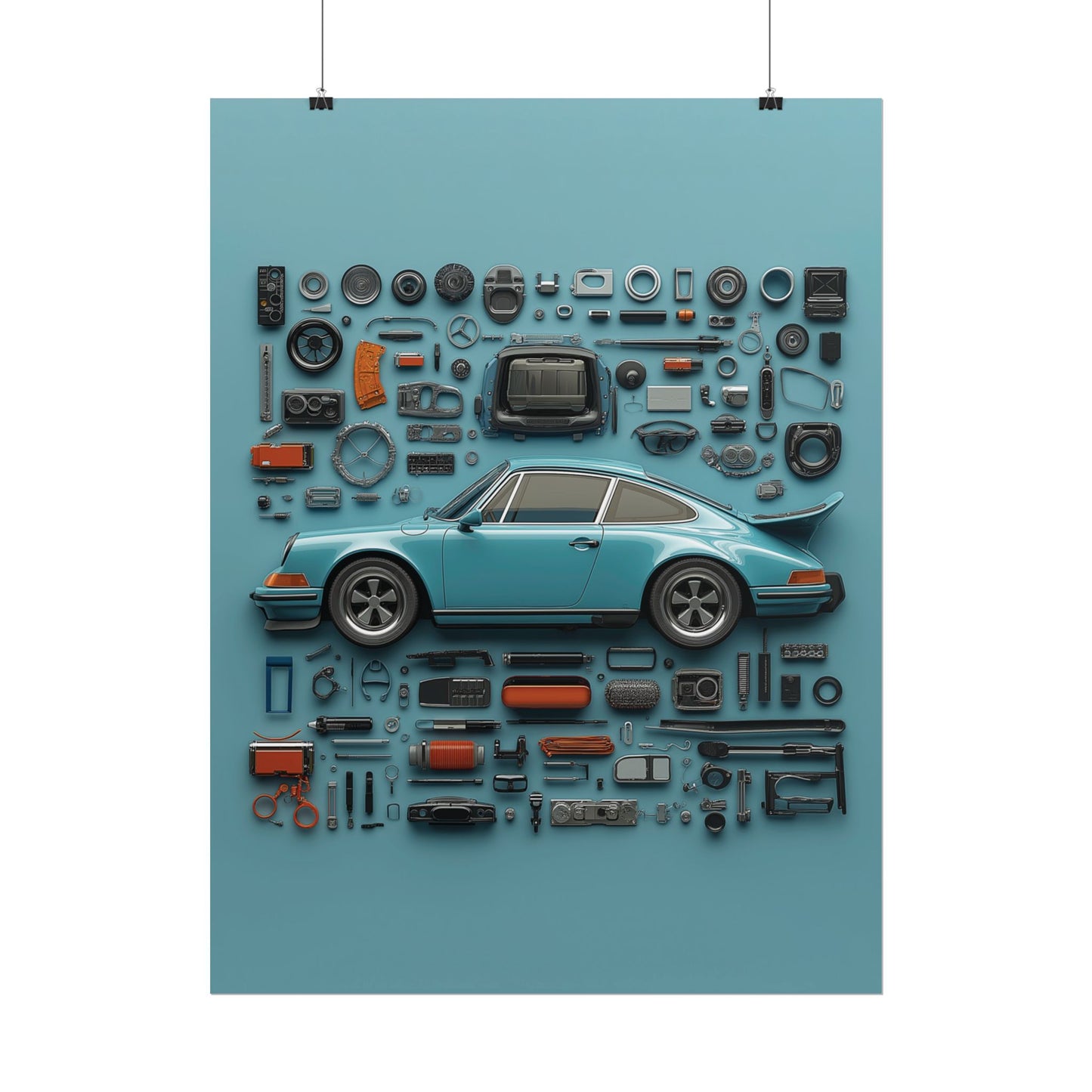 Porsche 911 G Classic Rolled Poster