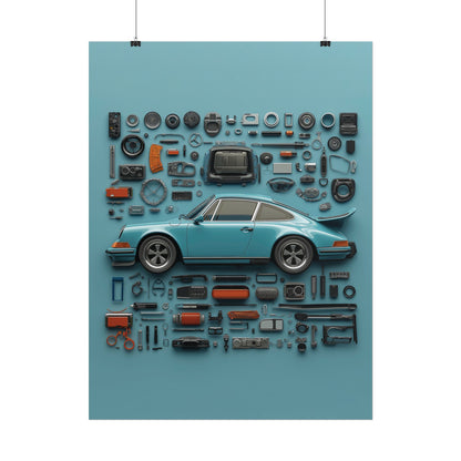 Porsche 911 G Classic Rolled Poster