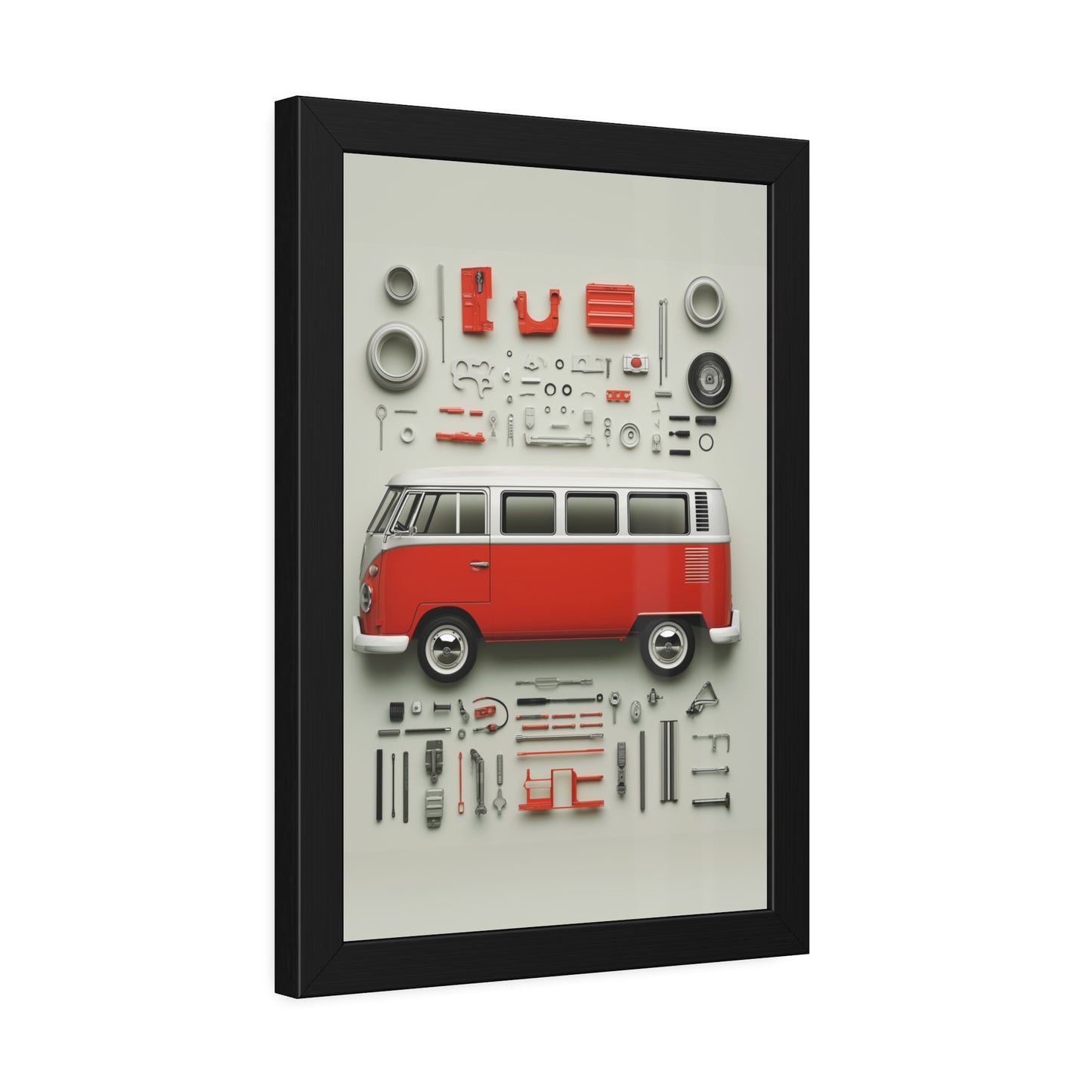 Red Classic Van Framed Poster US