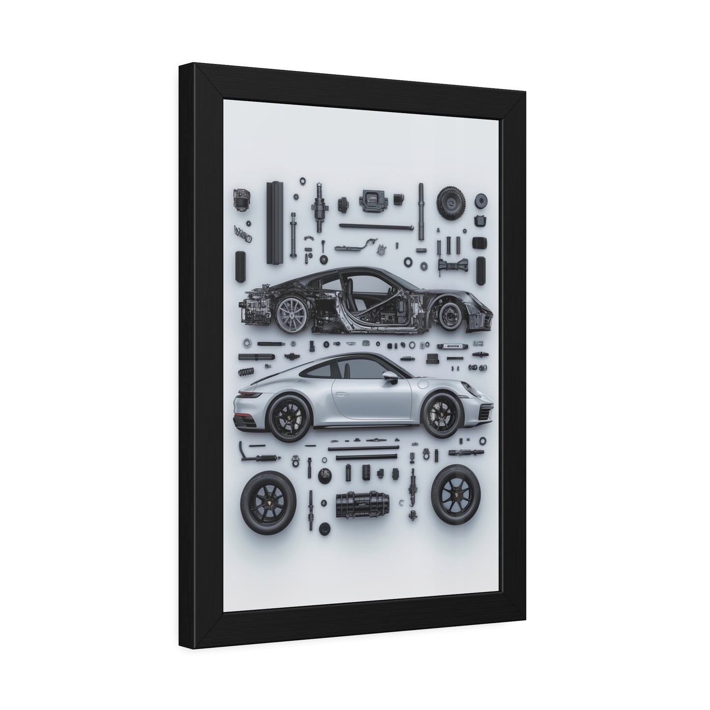 Porsche 911 992 Framed Poster US