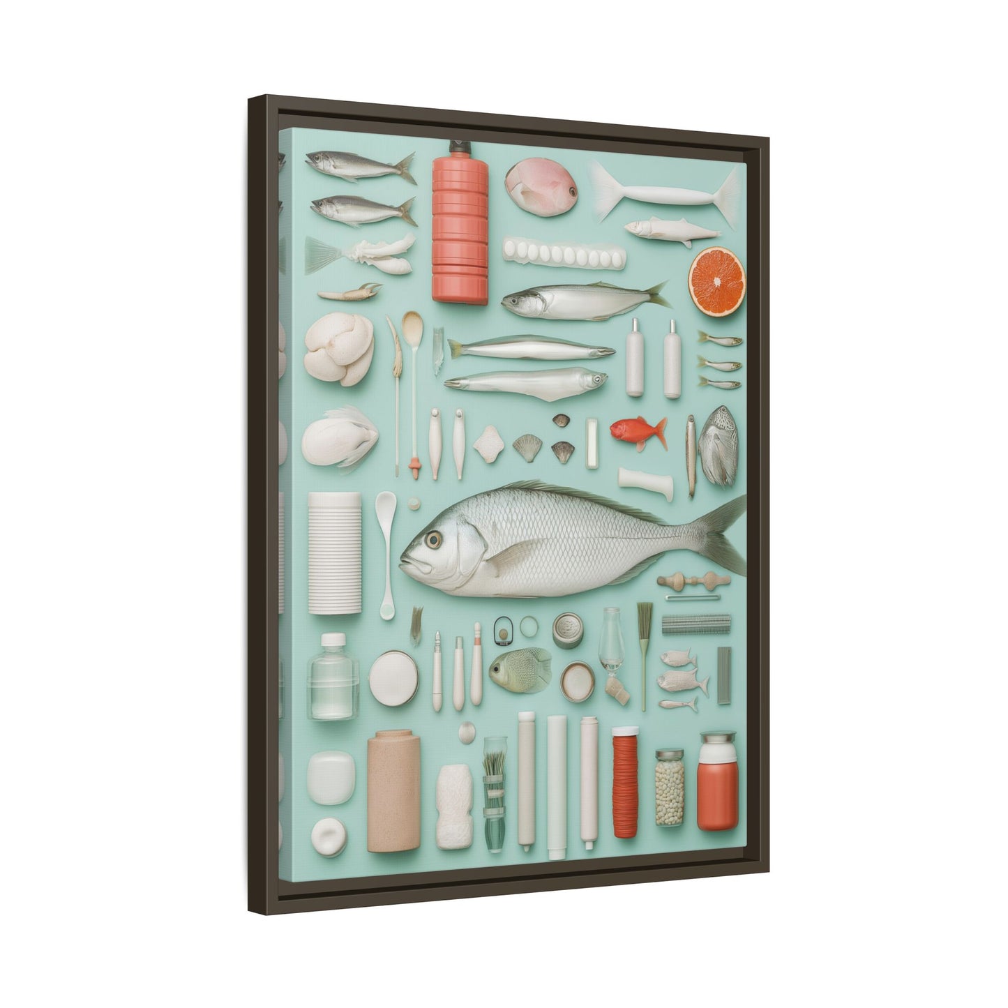 Fish Framed Canvas