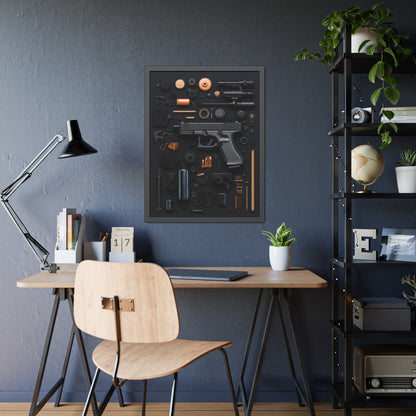 Black Gun_Art Framed Poster US