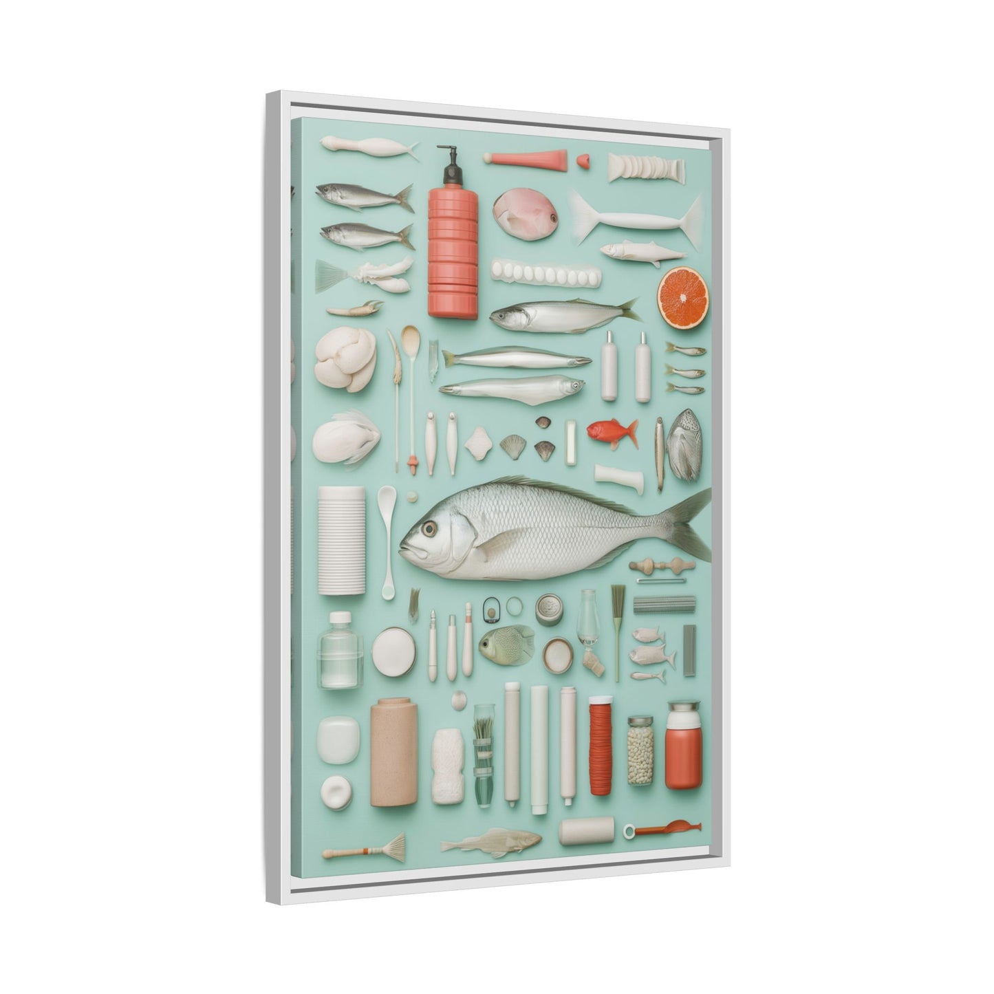 Fish Framed Canvas