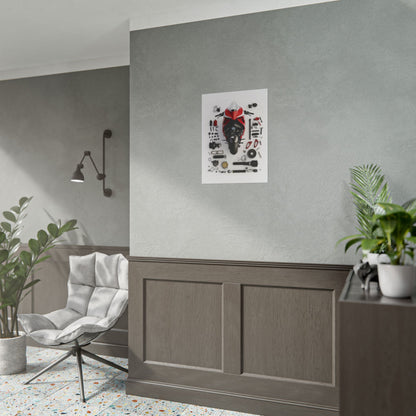 Ducati Rolled Poster