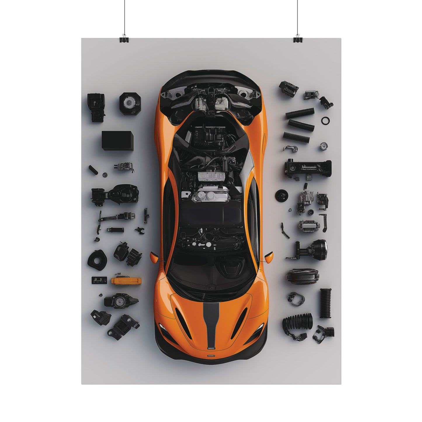 McLaren 765LT Rolled Poster