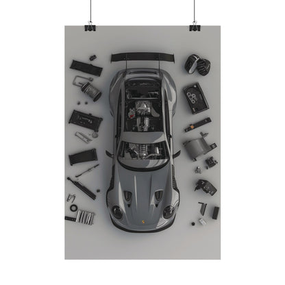 Porsche GT3RS Rolled Poster