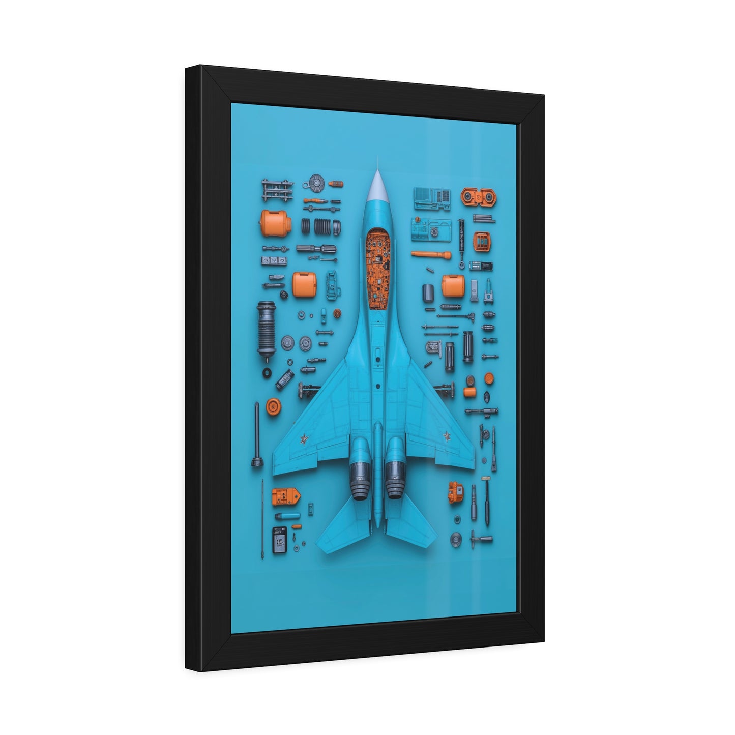 Jet Framed Poster US