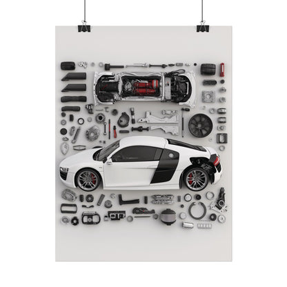 Audi R8 Rolled Poster