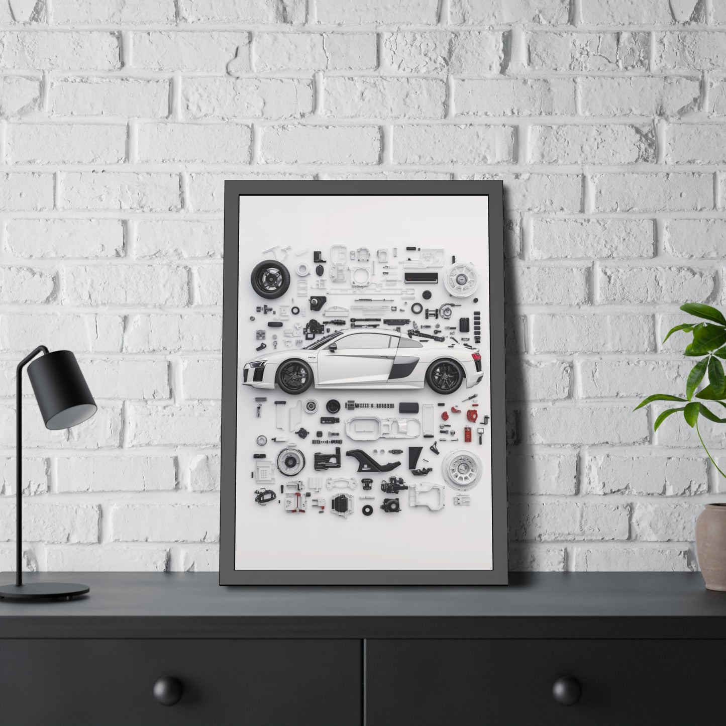 Audi R8 Framed Poster US
