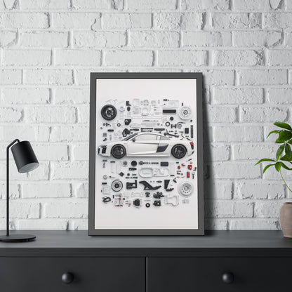 Audi R8 Framed Poster US