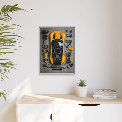 AMG GT Black Series Framed Canvas
