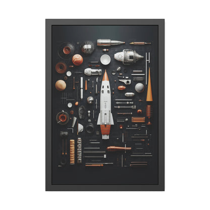 Space Project Framed Poster US