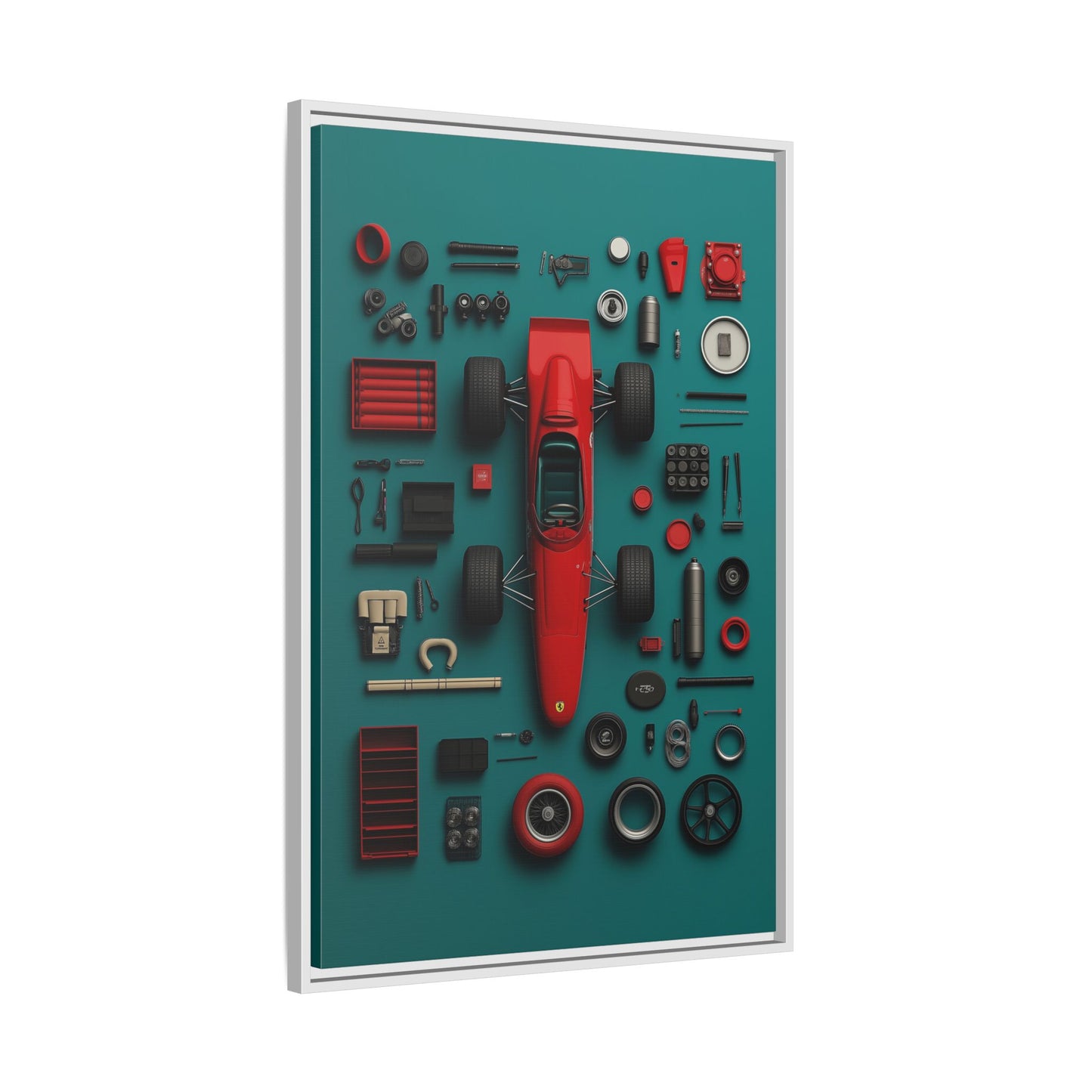 F1 Classic Framed Canvas