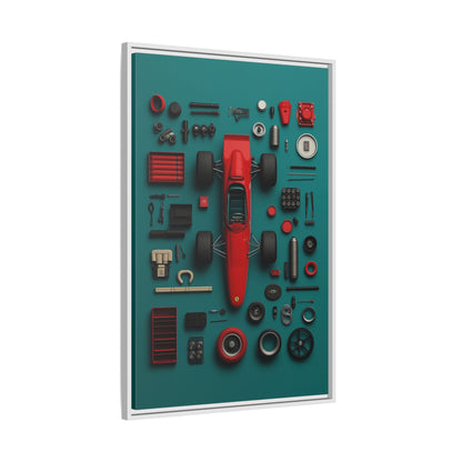 F1 Classic Framed Canvas