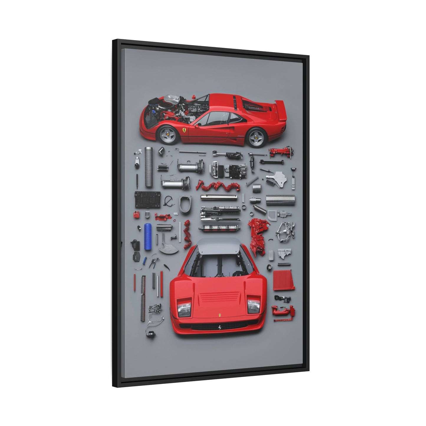Prototype Classic Ferrari Framed Canvas