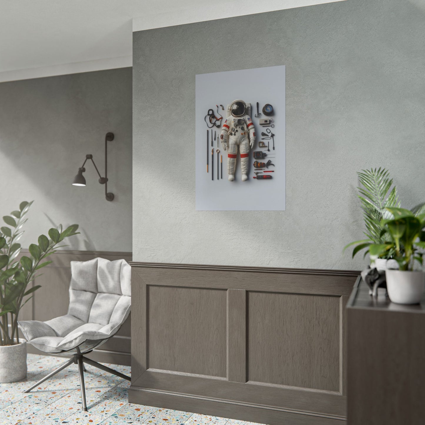 Astronaut Apollo Rolled Poster