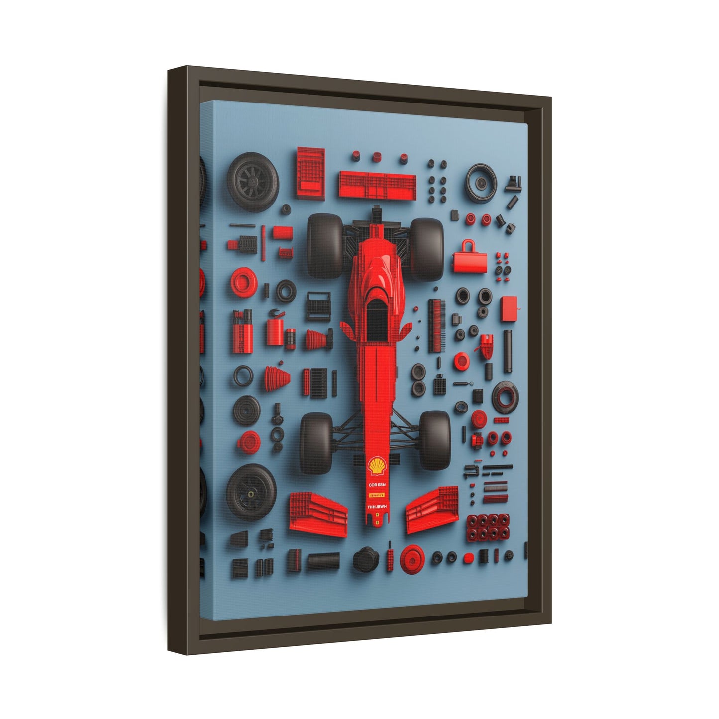 F1 Framed Canvas