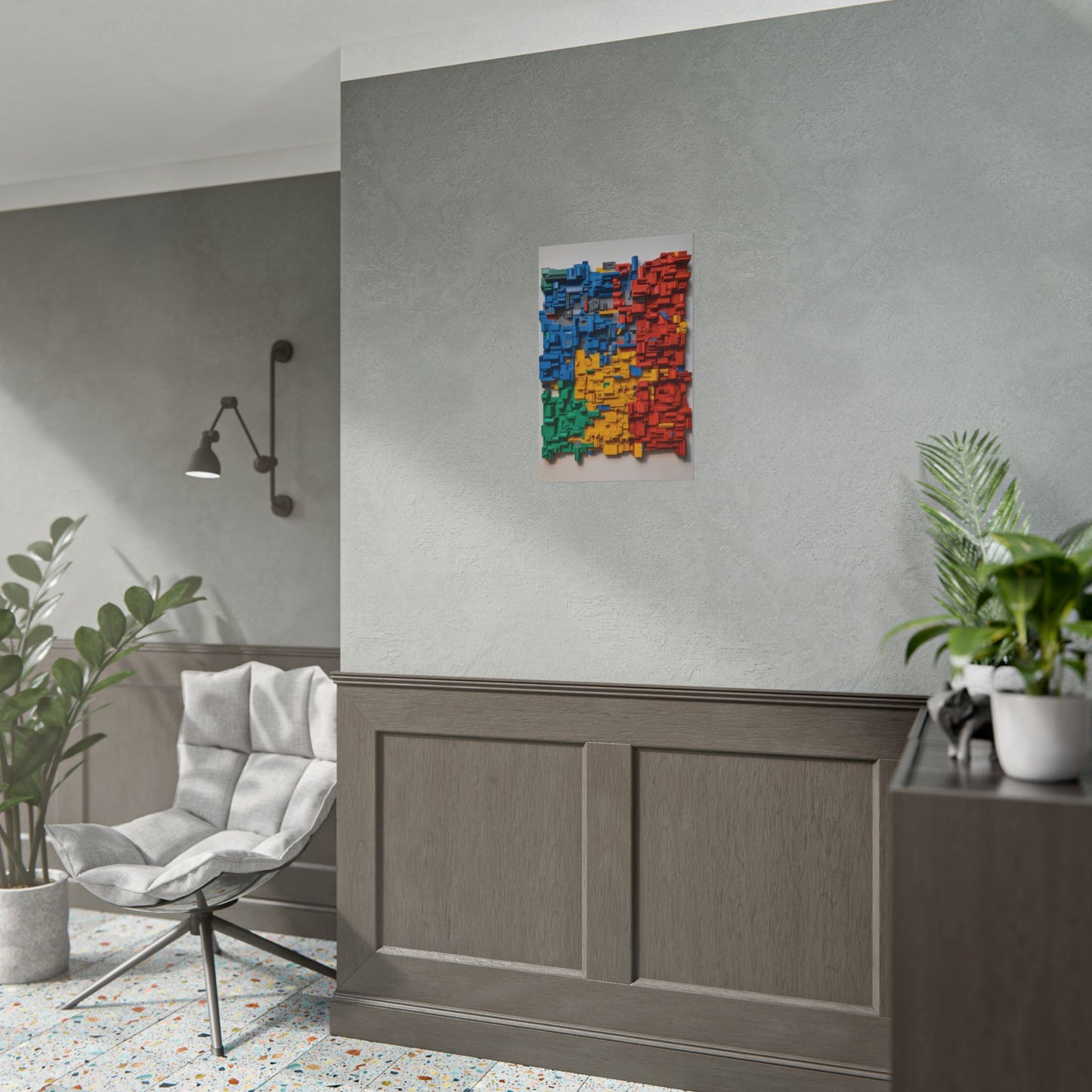 LEGO Blocks Rolled Poster