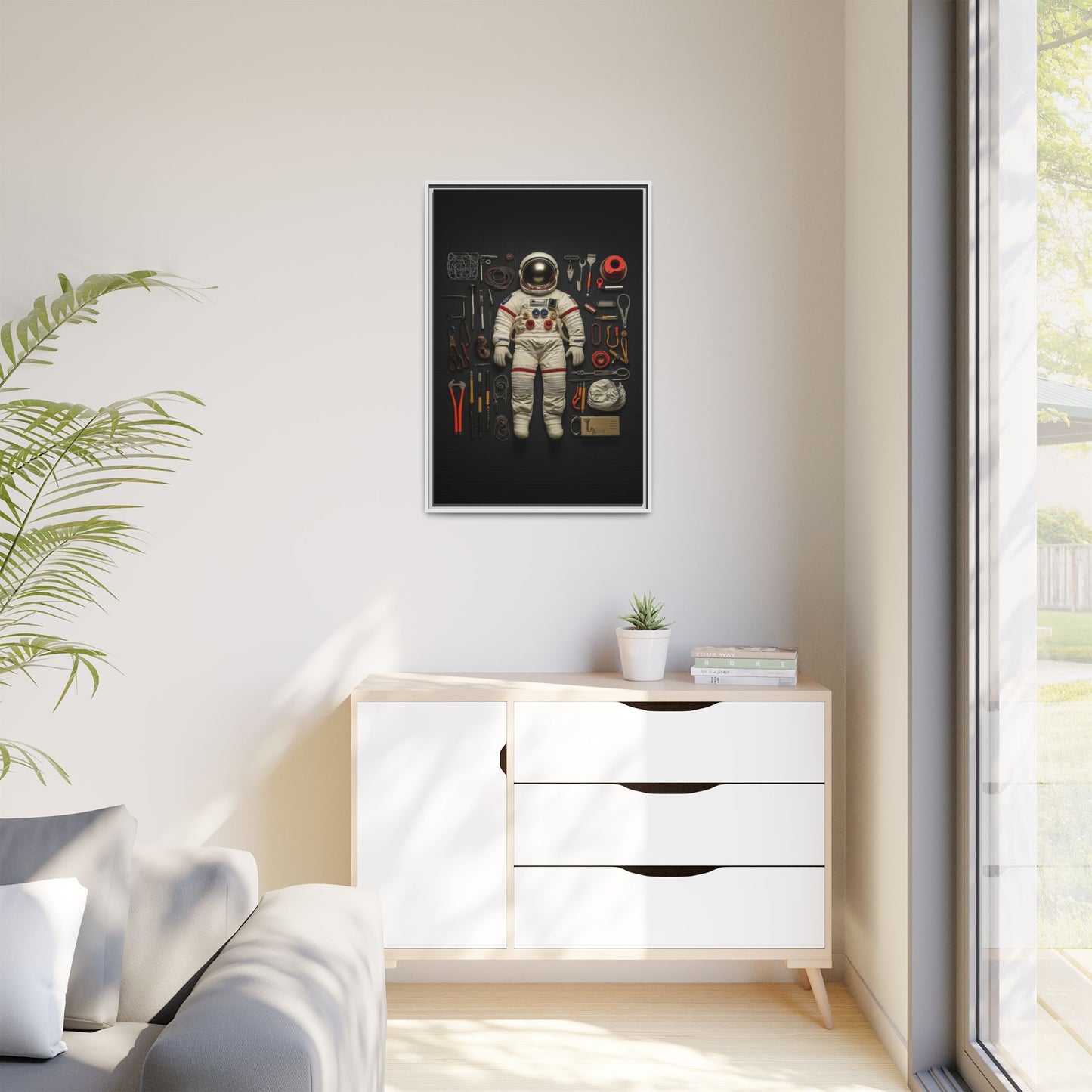 Astronaut Framed Canvas