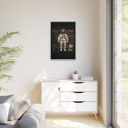 Astronaut Framed Canvas