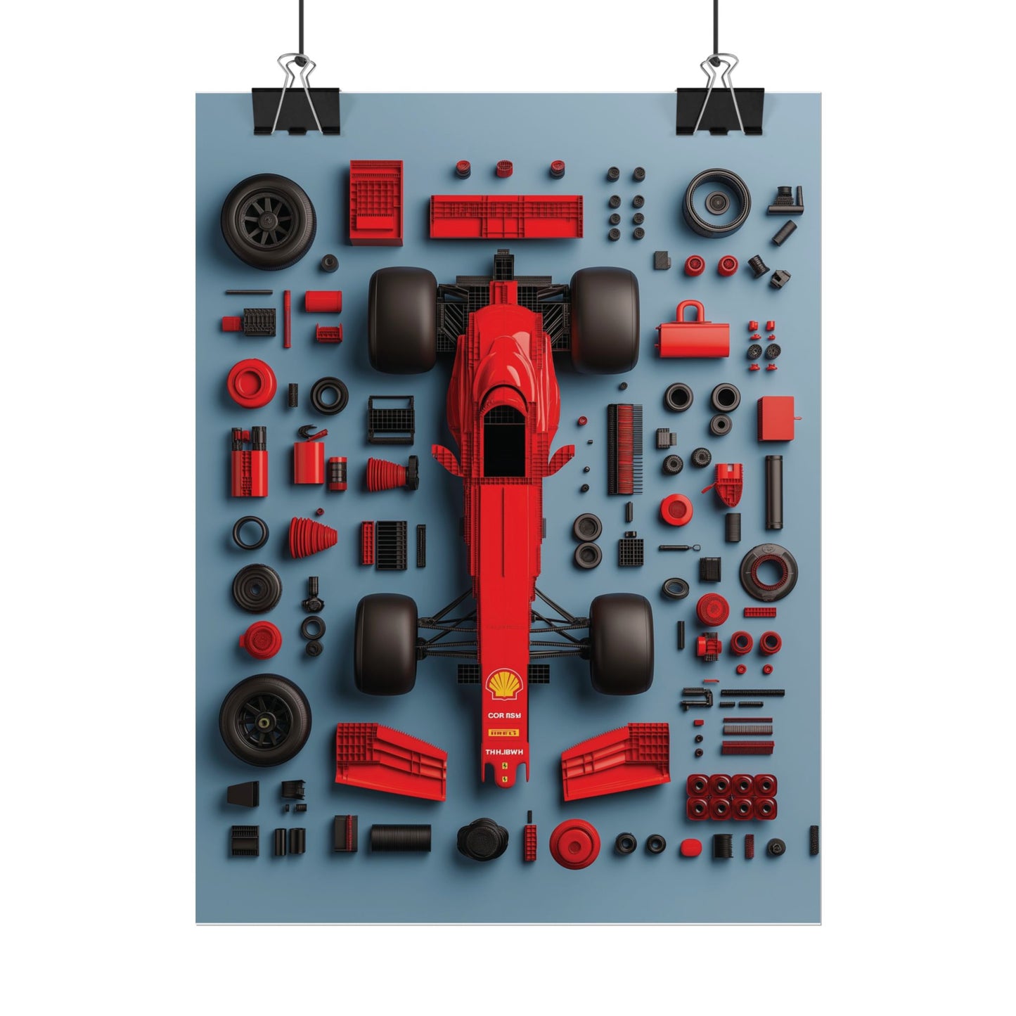 F1 Rolled Poster
