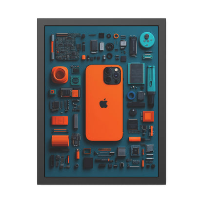 Phone Framed Poster US