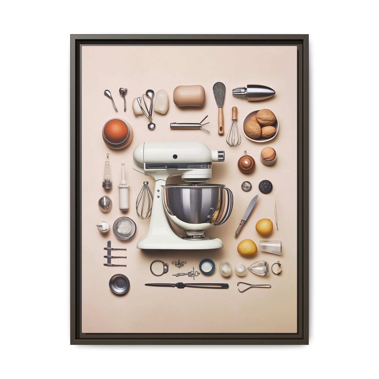 Shaker Shaker Framed Canvas