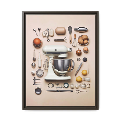 Shaker Shaker Framed Canvas