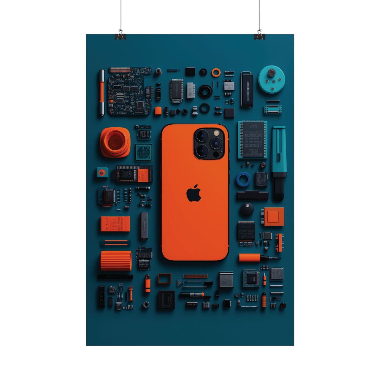 Phone Rolled Poster