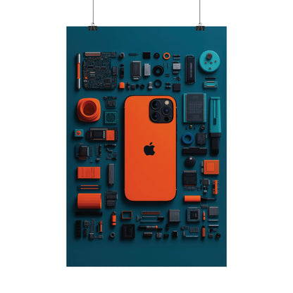 Phone Rolled Poster