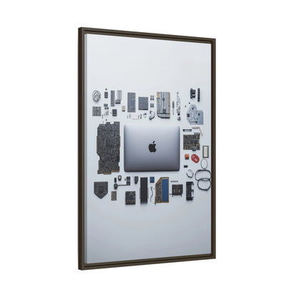 Grey Mac Framed Canvas